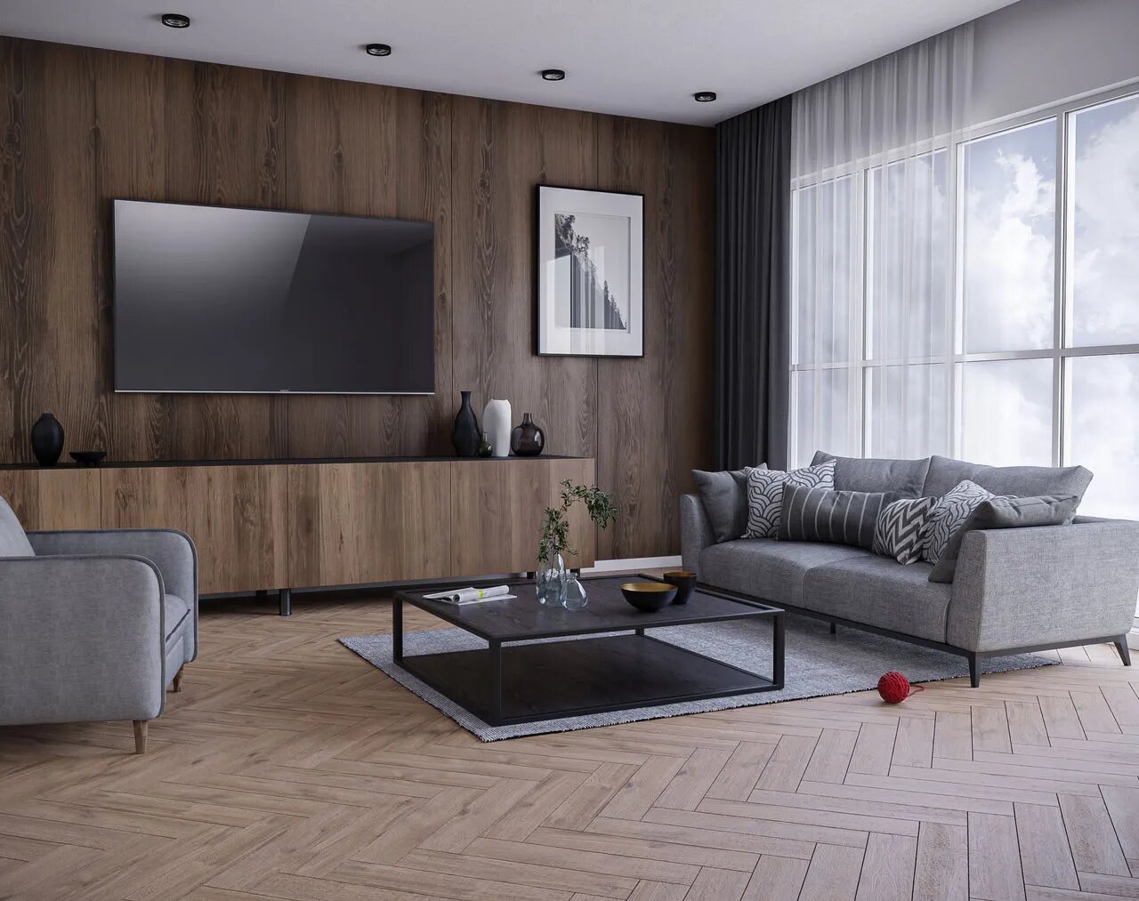 Ламинат My Step Дуб Гавана MS3410 Herringbone Manor+ 643х131х10 (0,926м2), замок (Megaloc Aqua Prote