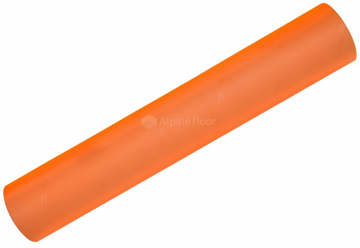 Подложка полимерная рулонная Alpine Floor Orange Premium IXPE 1,5мм (10м2) на теплый пол гидроизолир