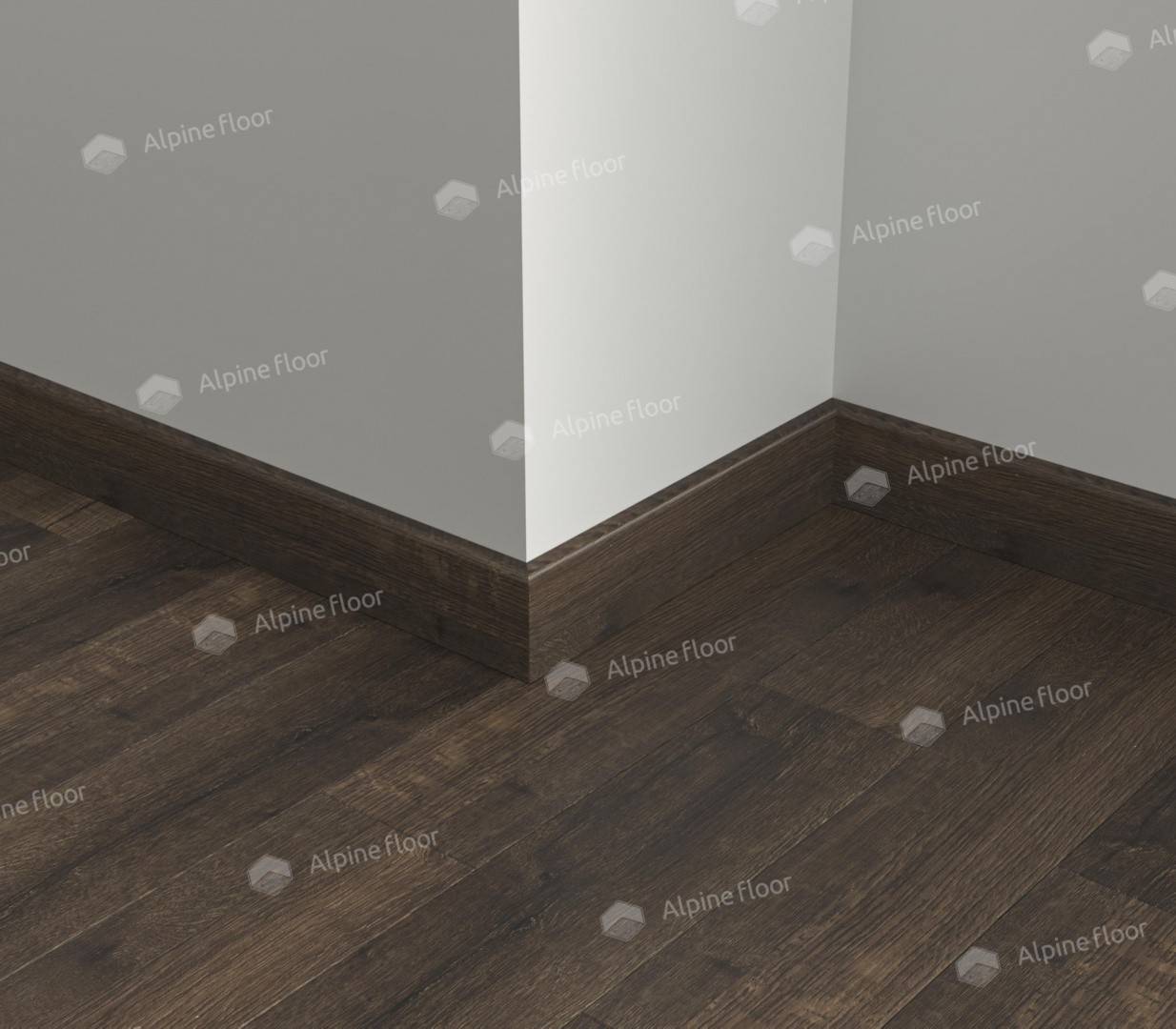 Плинтус ламинированный Alpine Floor SK 13-22 Дуб Альферац Parquet Light прямой 2200х80х12,5