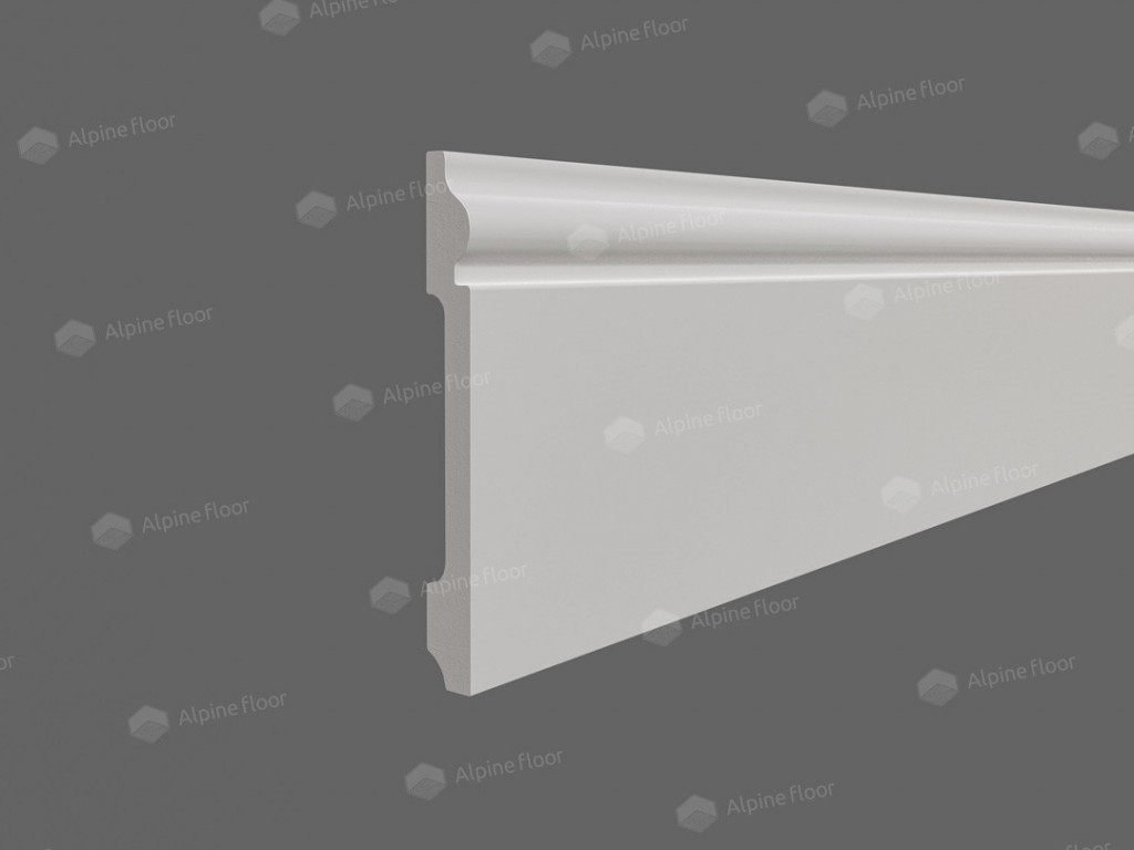 Плинтус дюрополимерный Alpine Floor TL011204 Армансон Tanle фигурный 2000х120х14, п/окрас
