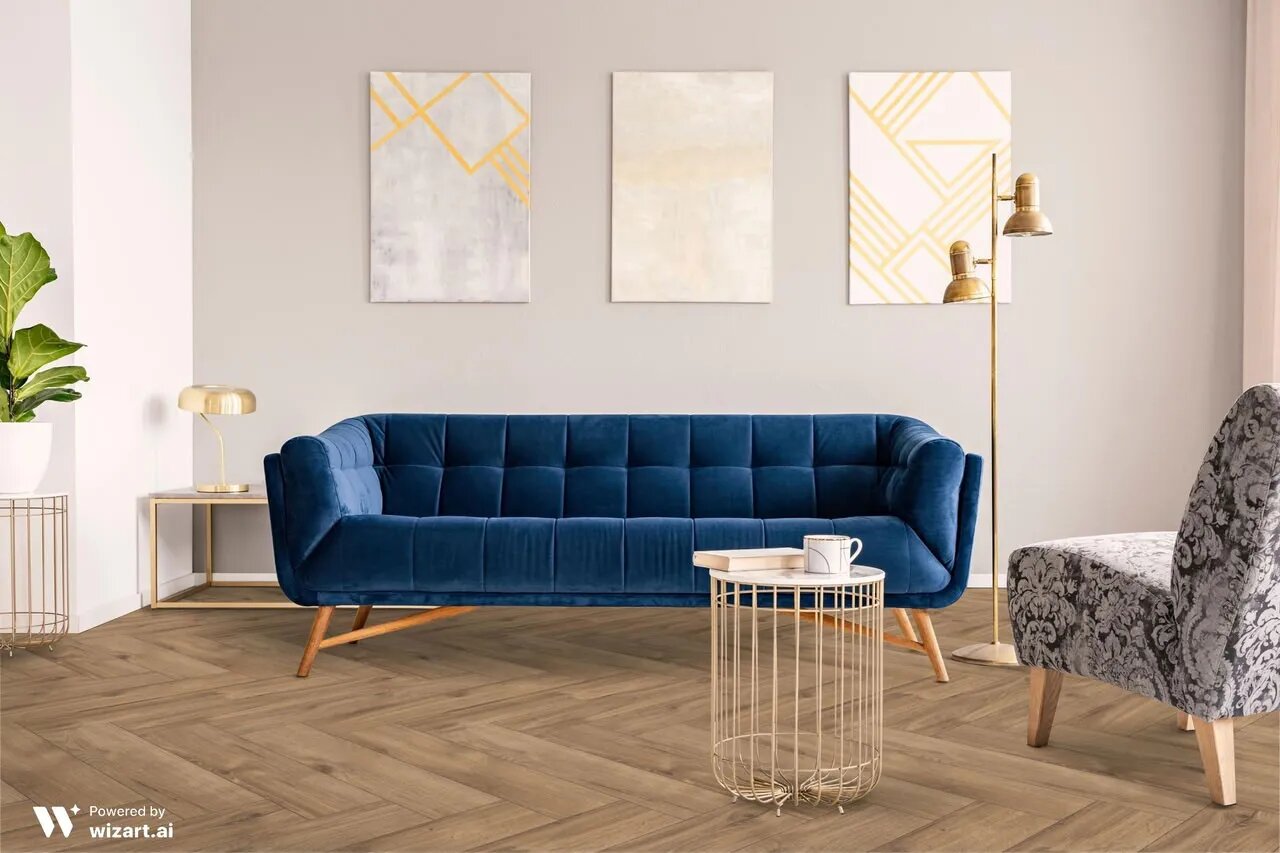 Ламинат My Step Дуб Гавана MS3410 Herringbone Manor+ 643х131х10 (0,926м2), замок (Megaloc Aqua Prote