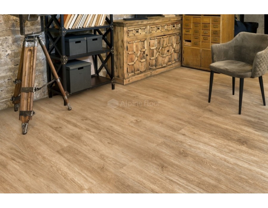 Ламинат SPC замковой Alpine Floor Гранд Секвойя Камфора Grand Sequoia 1220х183х4 (2,232м2), 4V фаска
