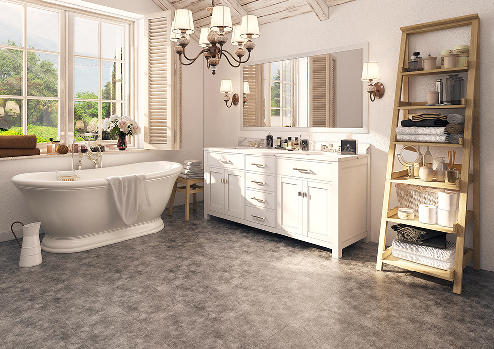 Плитка ПВХ-кварцвинил Wonderful Vinyl Floor Лаго-Верде Stonecarp 609,6х304,8х4 (1,858м2)