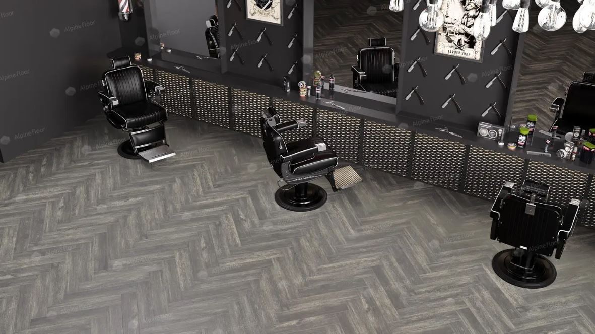 Ламинат SPC замковой Alpine Floor ЕСО 13-8 Венге Грей Parquet Light 600х125х4 (1,95м2), 4V фаска