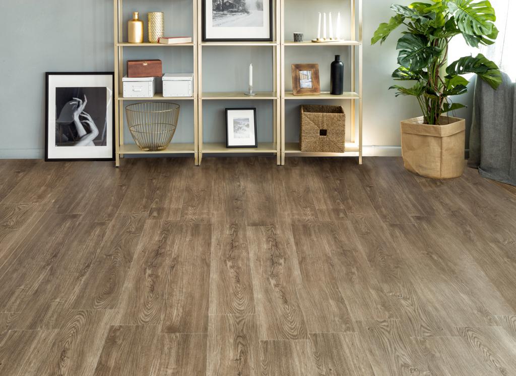 Ламинат SPC замковой Alpine Floor Секвойя Темная Sequoia 1220х183х4 (2,232м2), 4V фаска
