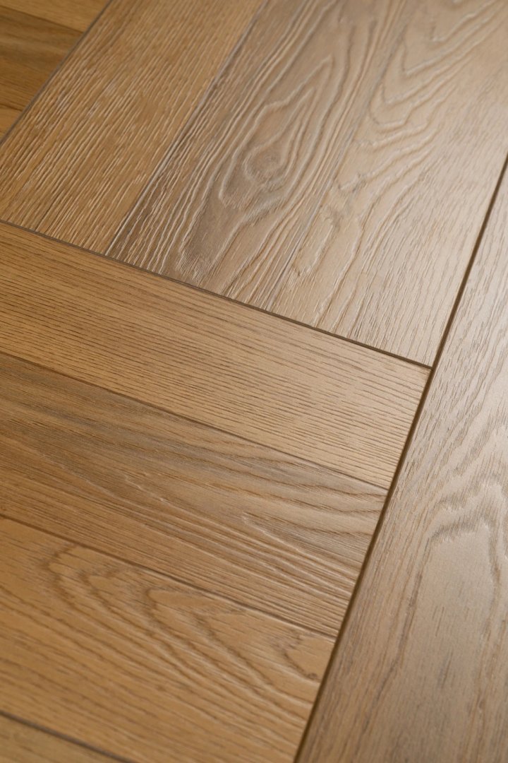 Ламинат My Step Вега MS6708 Herringbone 3Strips 600х238х8 (2,285м2), замок (Uniclic), 4V фаска