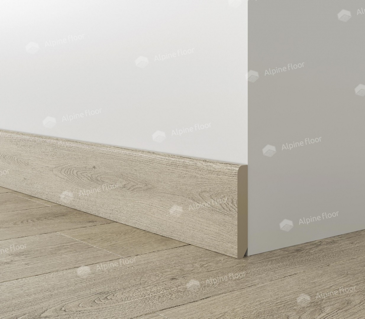 Плинтус ламинированный Alpine Floor SK 11-27 Мета Parquet Light прямой 2200х80х12,5