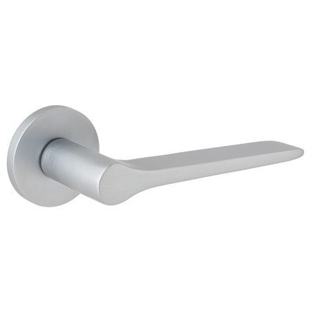 Ручка дверная Apecs H-40137 Slim на круглой розетке