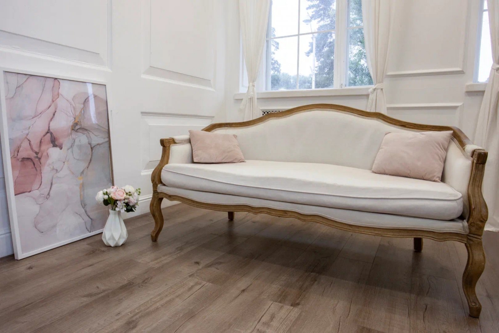 Плитка ПВХ-кварцвинил Damy Floor Дуб Изысканный Family 1220х180х4 (2,635м2), 4V фаска