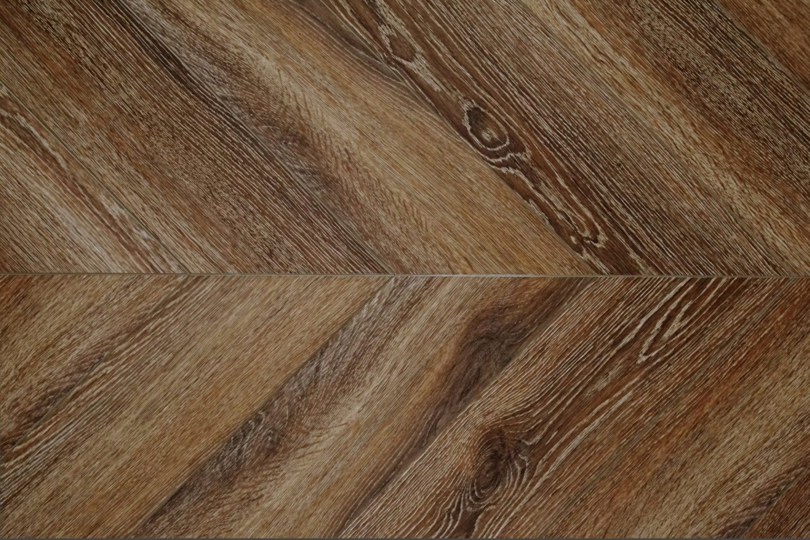 Плитка ПВХ клеевая Damy Floor Лувр Chevron  600х127х2,5 (3,048м2), 4V фаска