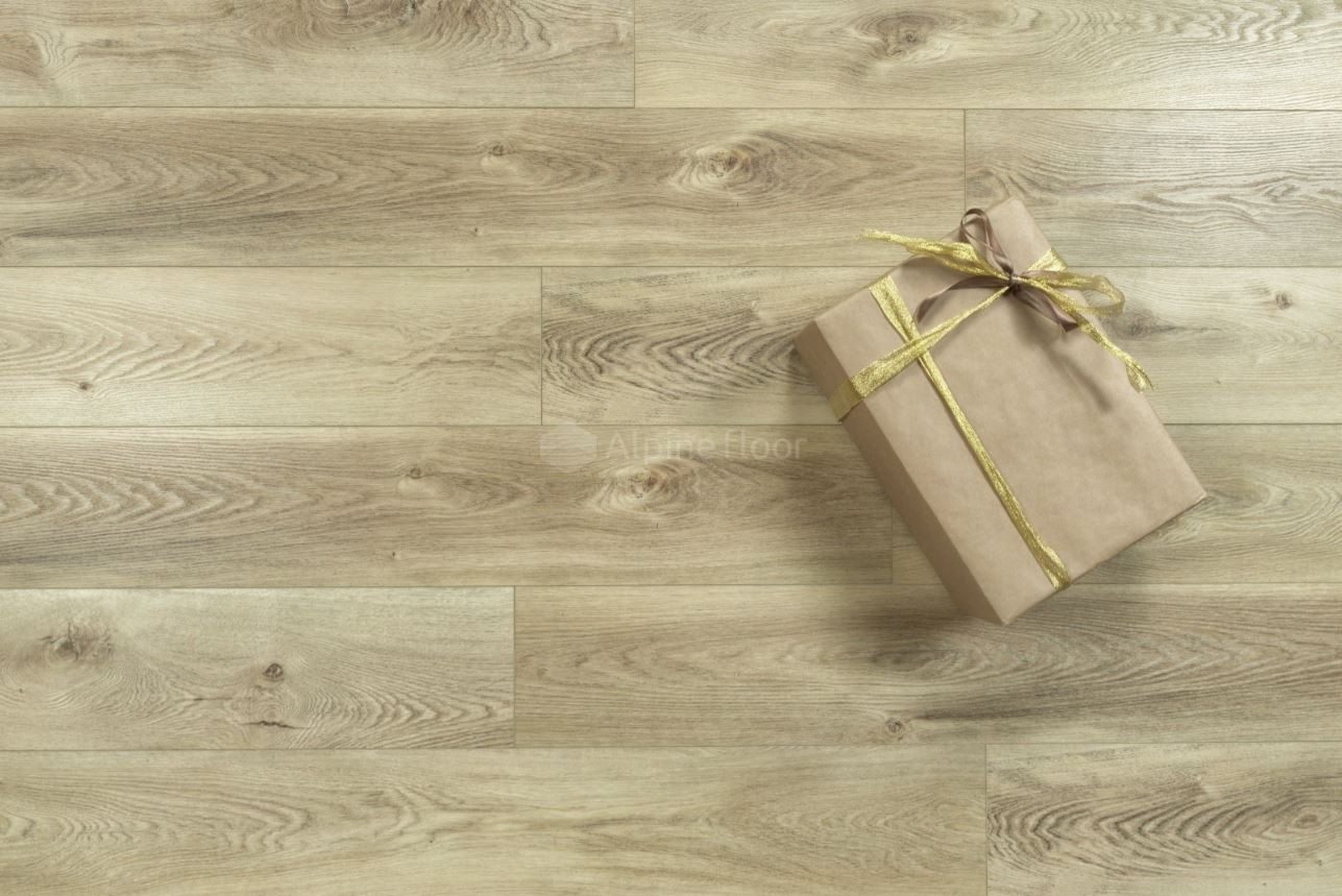 Плитка ПВХ замковая Alpine Floor Дуб песчаный ECO 7-10 Premium XL 1524х180х8 (2,195м2), с подложкой,