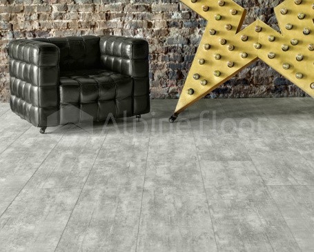 Ламинат SPC замковой Alpine Floor РАТЛЕНД Stone 604х308х4 (2,232м2), 4V фаска