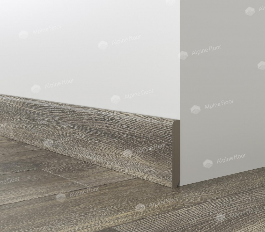 Плинтус ламинированный Alpine Floor SK 13-8 Венге Грей Parquet Light прямой 2200х80х12,5