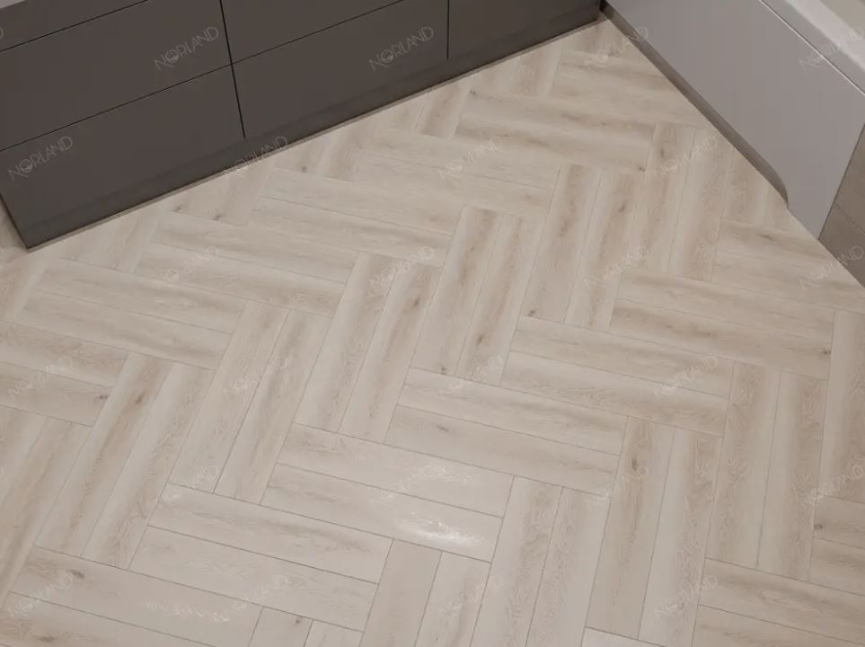 Плитка ПВХ клеевая Alpine Floor Vakker 1034-01 Lagom Parquet LVT 590х118х2 (2,58м2), 4V микро-фаска
