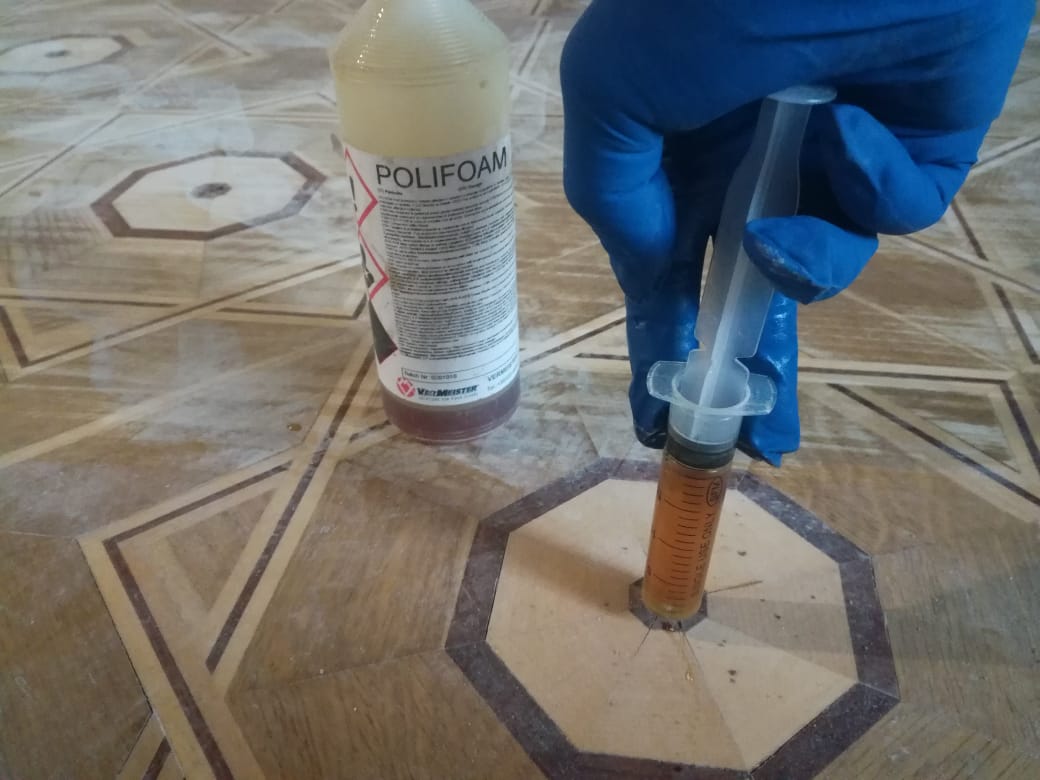 Клей Vermeister Polifoam антискрип (1К, 0,5кг) полиуретан смолистый