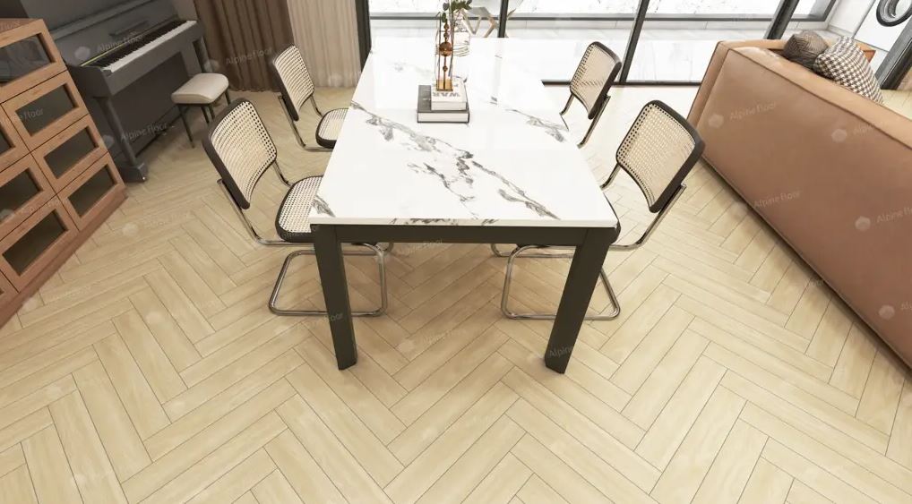 Ламинат Alpine Floor Дуб Тоскана LF105-05 Herringbone 12мм 600х100х12 (1,32м2), защелка (Uniclic), 4