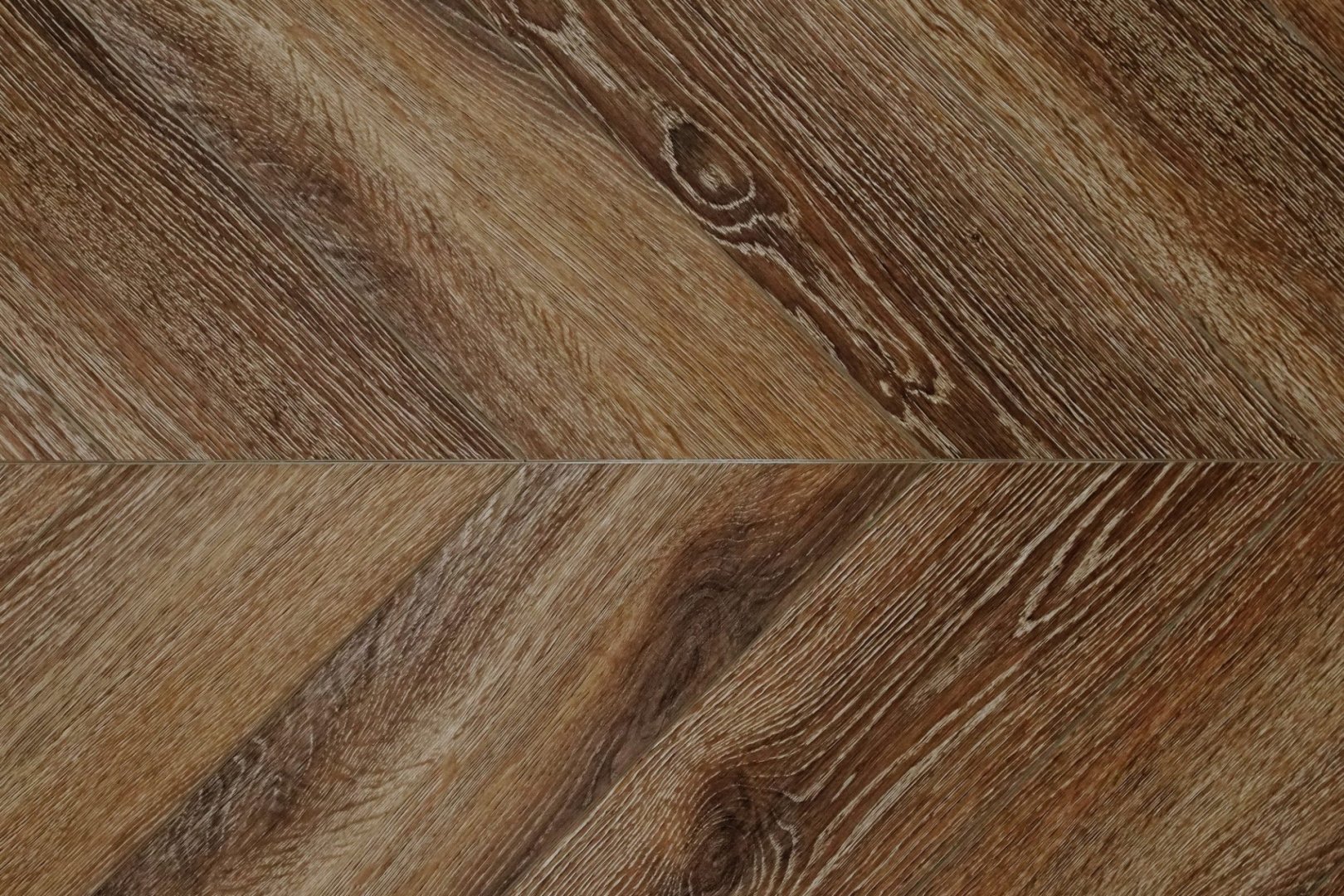 Плитка ПВХ клеевая Damy Floor Лувр Chevron  600х127х2,5 (3,048м2), 4V фаска