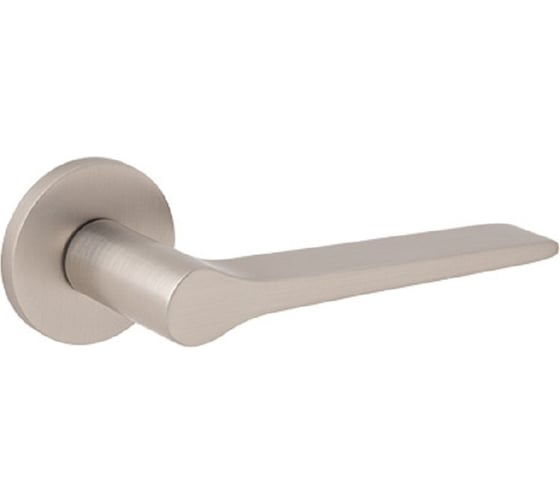 Ручка дверная Apecs H-40137 Slim на круглой розетке