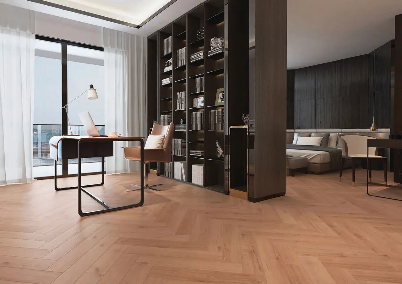 Ламинат My Step Дуб Мерло MS3810 Herringbone Manor+ 643х131х10 (0,926м2), замок (Megaloc Aqua Protec