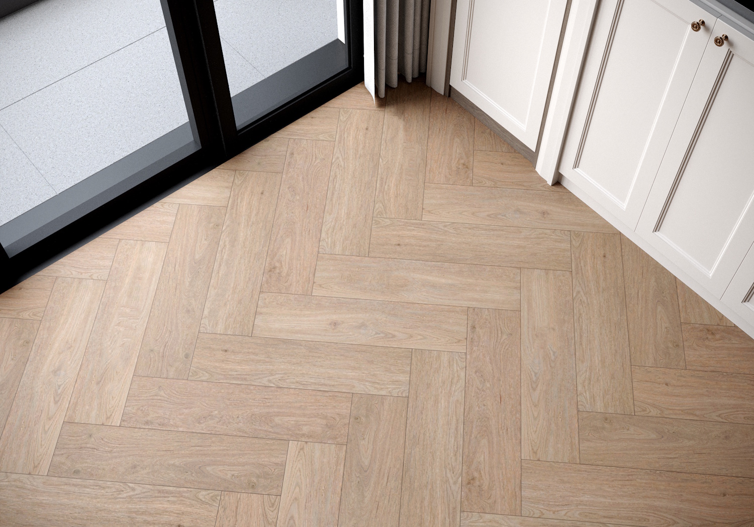 Плитка ПВХ-кварцвинил ART East Дуб Виктори Tile Click 4мм 600х150х4 (2,52м2), 4V фаска