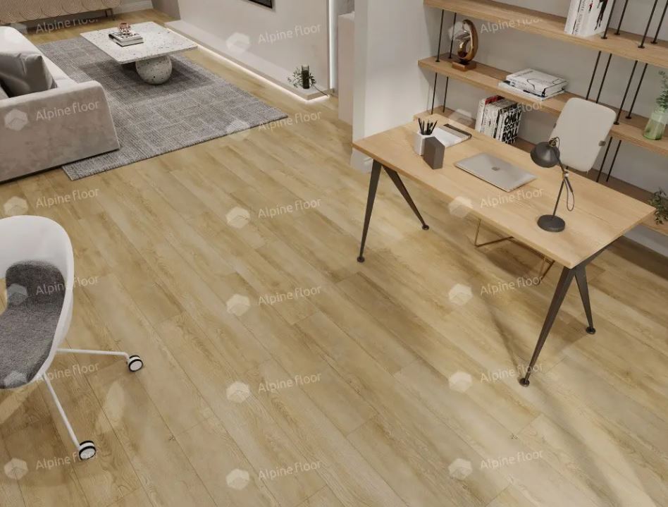 Ламинат SPC замковой Alpine Floor Секвойя Венето Grand Sequoia 1220х183х4 (2,232м2), 4V фаска