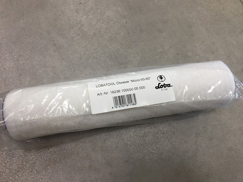 Валик для масла паркетного Lobadur Microfaser 60-80 для масла 250х50х4 (1шт) микрофибра