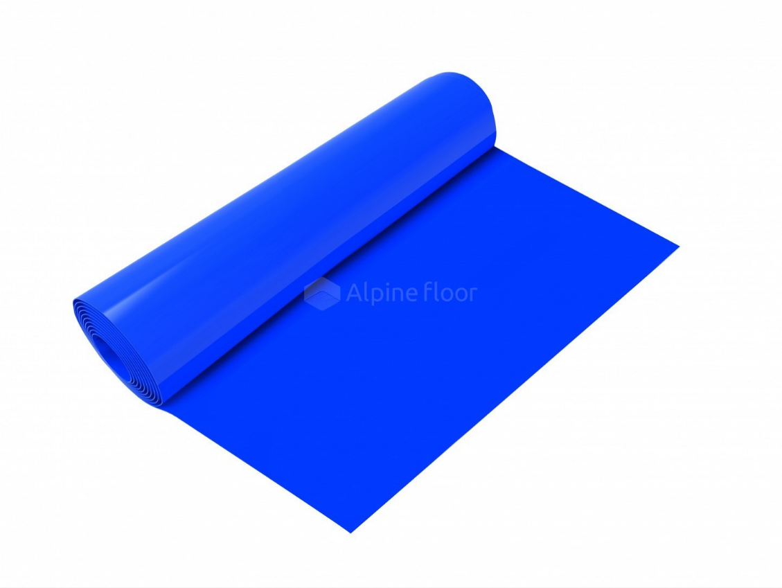 Подложка пленочная пароизоляционная рулонная Alpine Floor Blue 0,2мм (10м2) пароизолирующая гидроизо