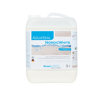 Лак паркетный Berger AquaSeal NordicWhite (1К, 1л) водный полиуретан-акрил