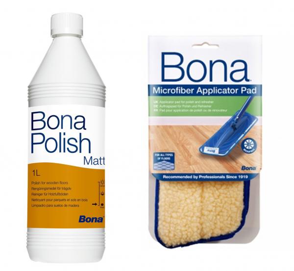 Полироль для восстановления паркета Bona Polish Matt (1К, 1л)