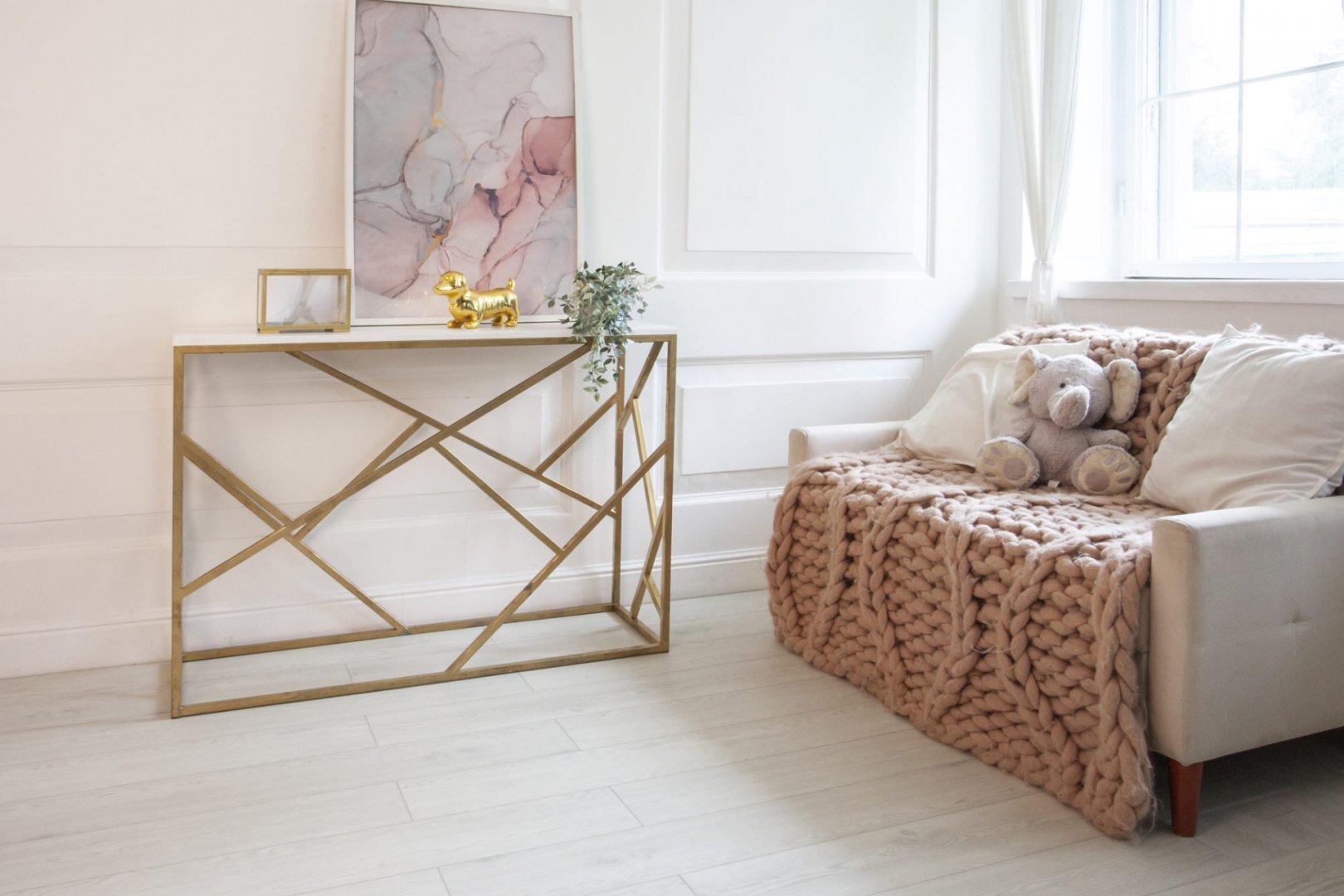 Плитка ПВХ-кварцвинил Damy Floor Дуб Светлый Family 1220х180х4 (2,635м2), 4V фаска