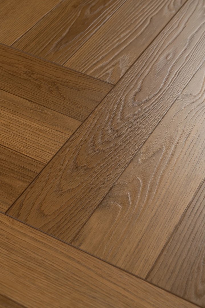 Ламинат My Step Кион MS6808 Herringbone 3Strips 600х238х8 (2,285м2), замок (Click System), 4V фаска
