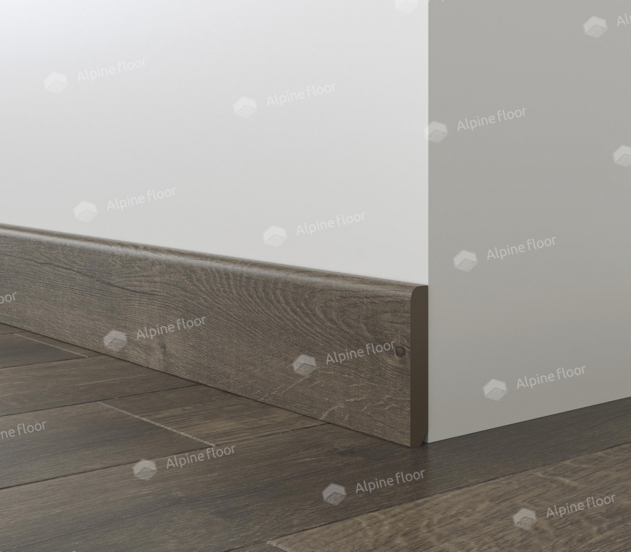 Плинтус ламинированный Alpine Floor SK 13-19 Дуб Антарес Parquet Light прямой 2200х80х12,5