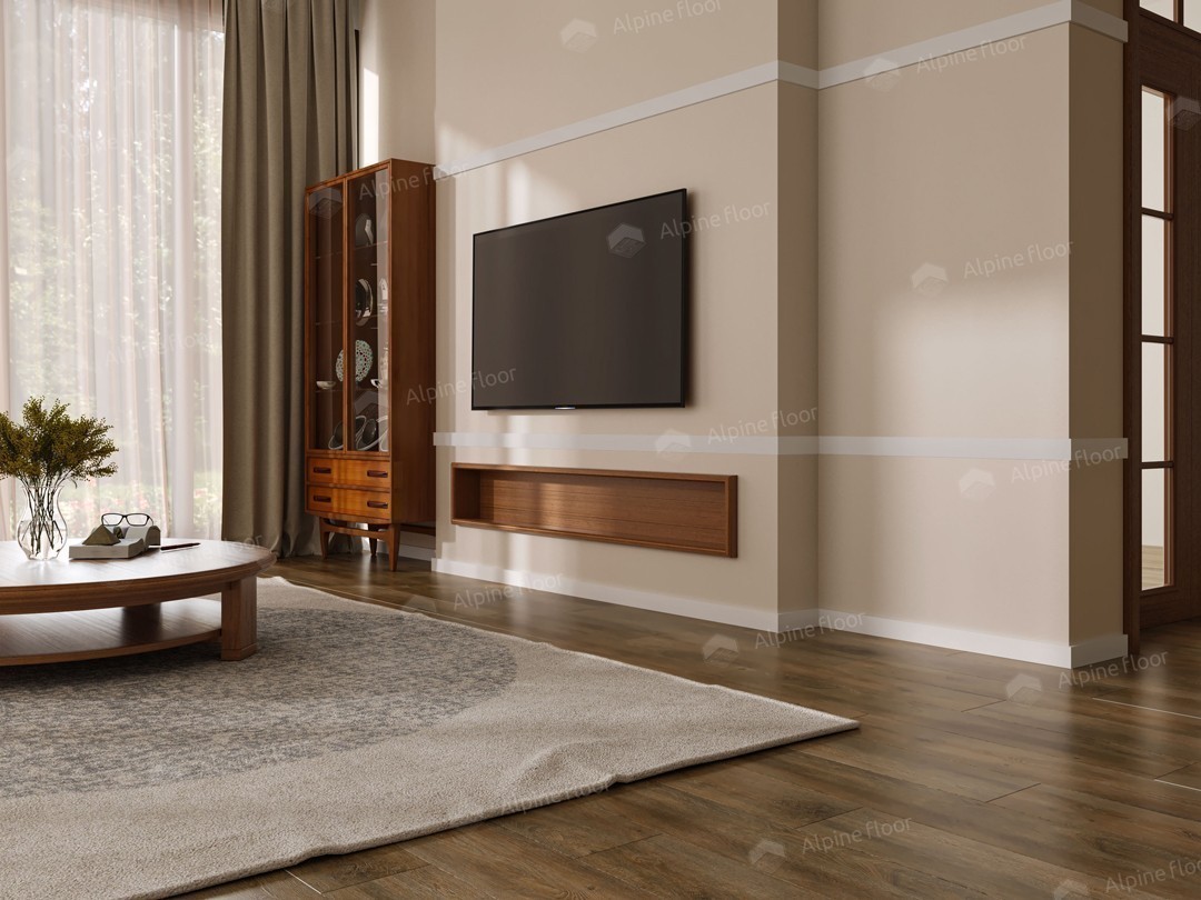 Плинтус дюрополимерный Alpine Floor TL016009 Анжи Tanle прямой 2000х60х15, п/окрас