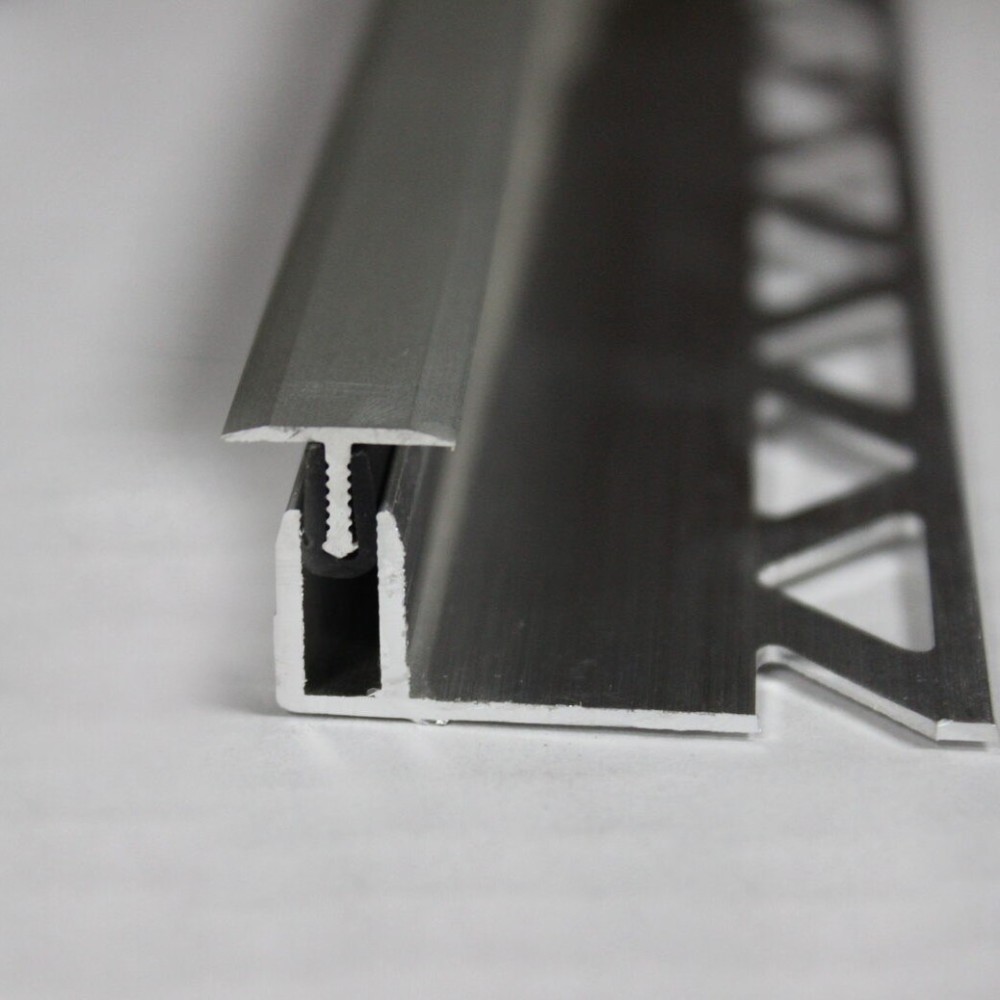 Крепежный профиль порога AluminiumPro резиновый уплотнитель 2700