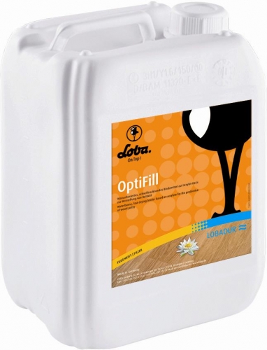Шпатлевочный состав по дереву Lobadur WS OptiFill (1К, 5л) водная дисперсия