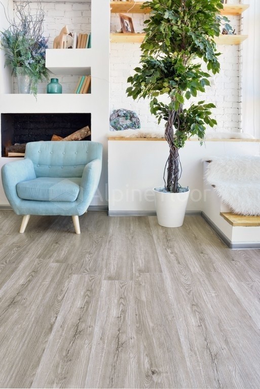 Ламинат SPC замковой Alpine Floor Секвойя Коньячная Sequoia 1220х183х4 (2,232м2), 4V фаска
