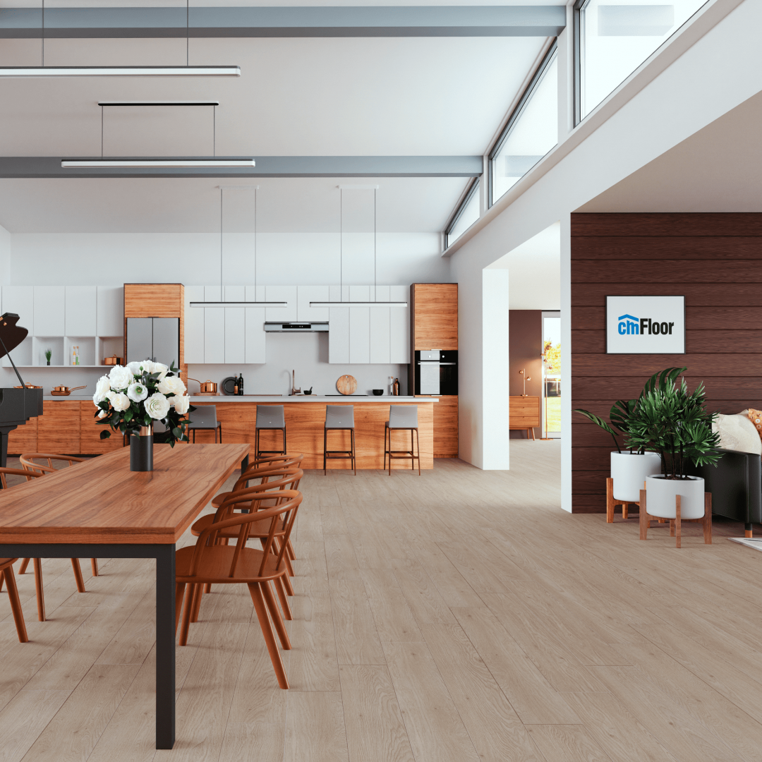 Ламинат SPC замковой CM Floor Дуб Артик ScandiWood 1220х180х4 (2,19м2), 4V фаска