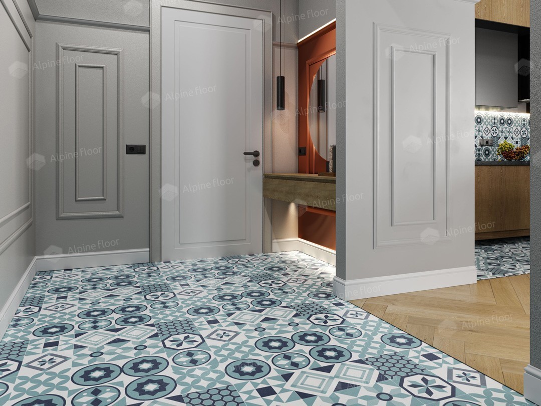 Плинтус дюрополимерный Alpine Floor TL011204 Армансон Tanle фигурный 2000х120х14, п/окрас