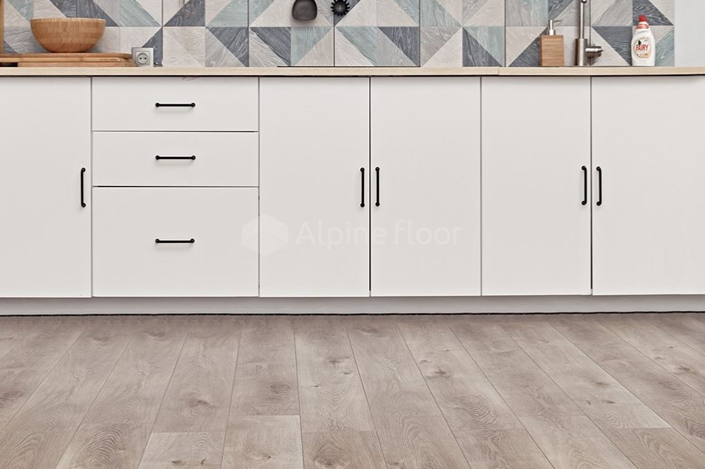 Плитка ПВХ замковая Alpine Floor Северная История ABA ECO 7-3 Premium XL 1524х180х8 (2,195м2), с под