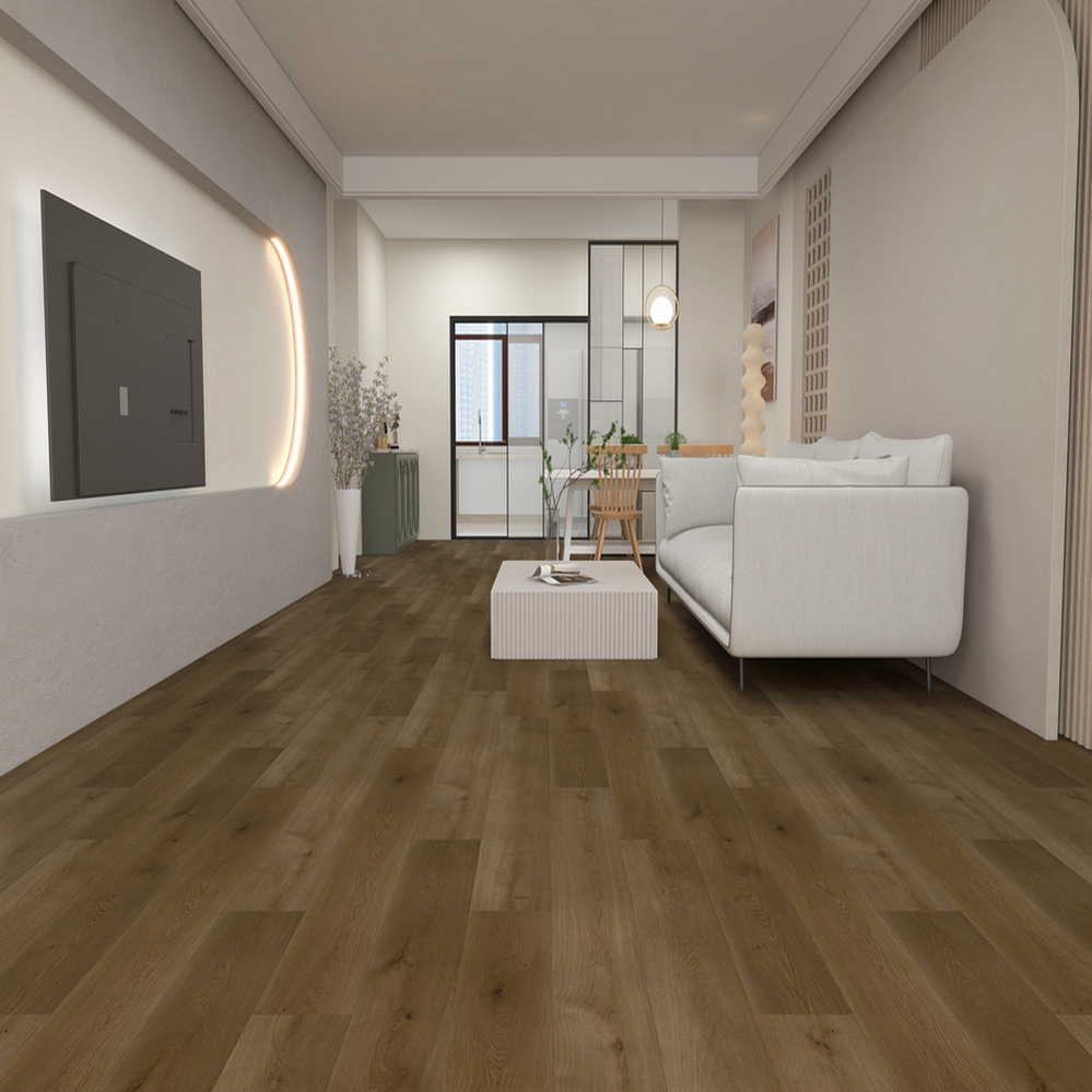 Плитка ПВХ-кварцвинил STRONG STEP Какао Expert+ 1220х181х5 (1,767м2), 4V фаска