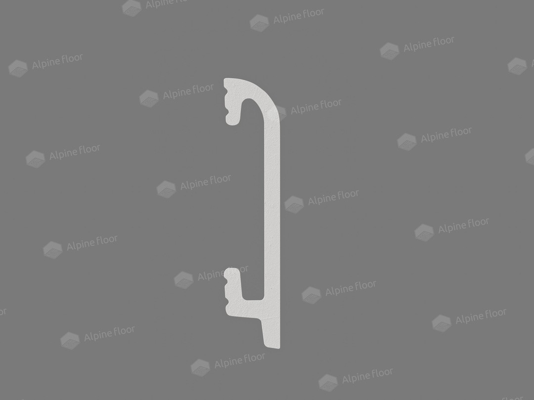 Плинтус дюрополимерный Alpine Floor TL018047 Валон Tanle прямой сглаженный 2000х80х16,5, п/окрас