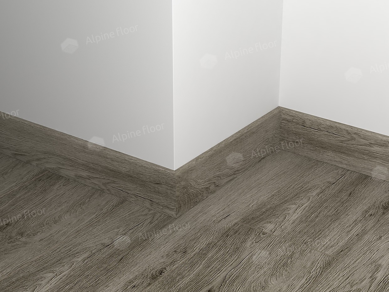 Плинтус ламинированный Alpine Floor 11-8 Венге Grey Grand Sequoia прямой 2200х80х11