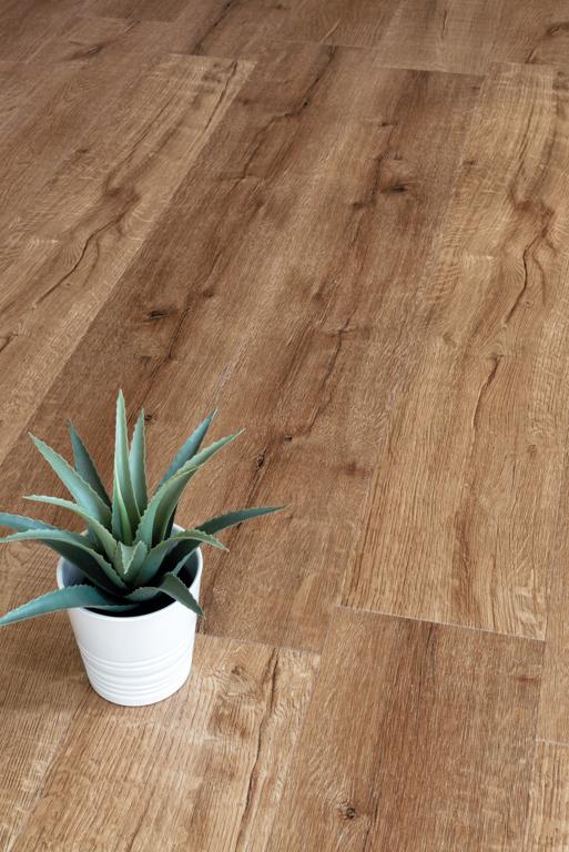 Ламинат SPC замковой Alpine Floor Дуб Royal Real Wood 1220х183х6 (2,23м2), с подложкой, 4V фаска