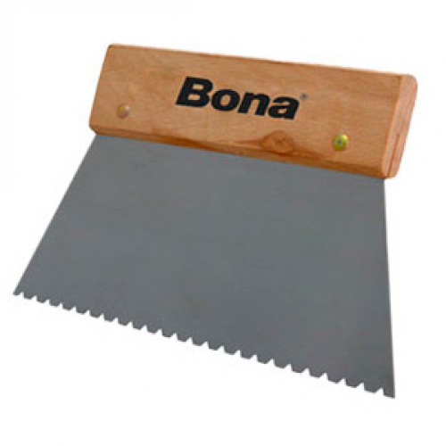 Шпатель зубчатый Bona 1500 F зубчатый (1шт) сталь нержавеющая