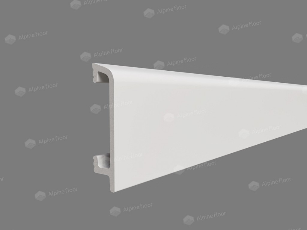 Плинтус дюрополимерный Alpine Floor TL019045 Коллин Tanle прямой сглаженный 2000х90х20, п/окрас