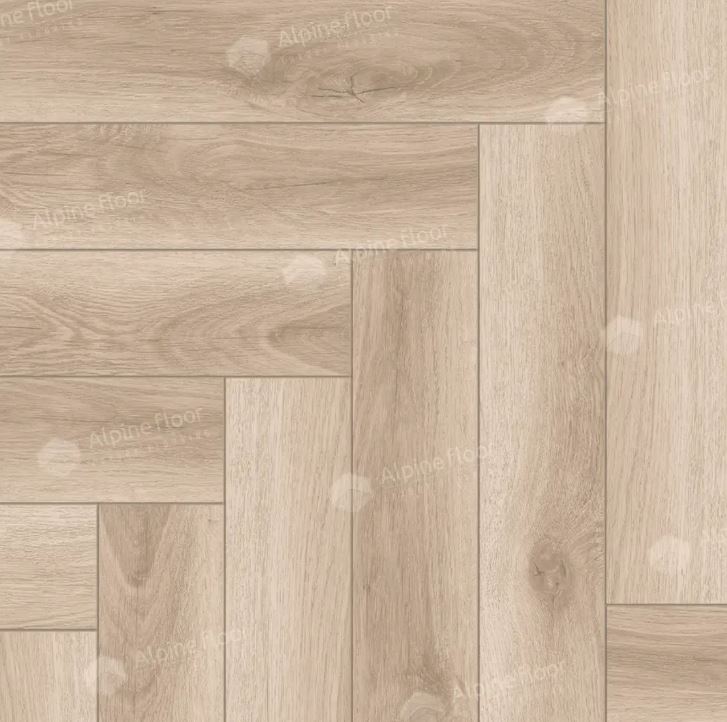 Ламинат Alpine Floor LF102-13 Дуб Берри Herringbone 8 Pro 606х101х8 (1,347м2), защелка (Click), 4V ф