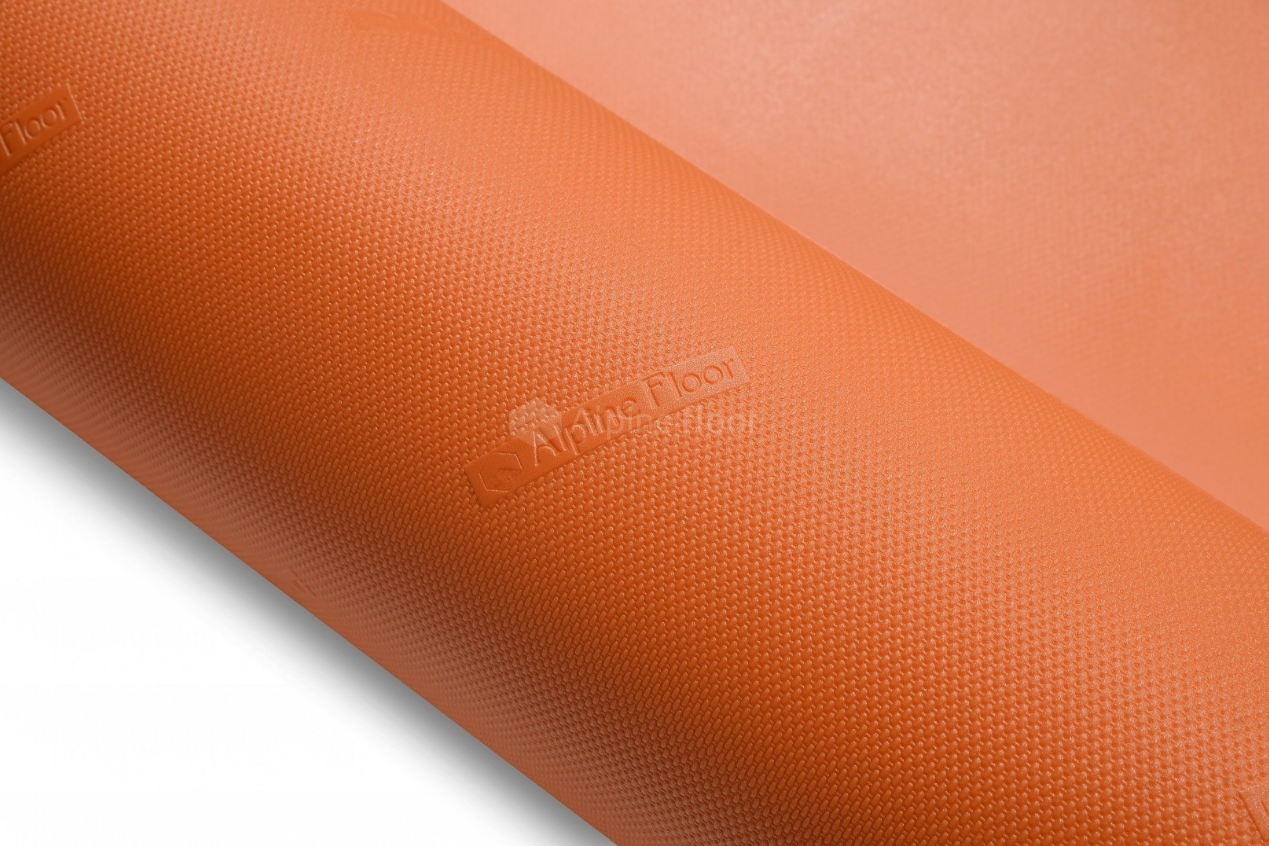 Подложка полимерная рулонная Alpine Floor Orange Premium IXPE 1,5мм (10м2) на теплый пол гидроизолир