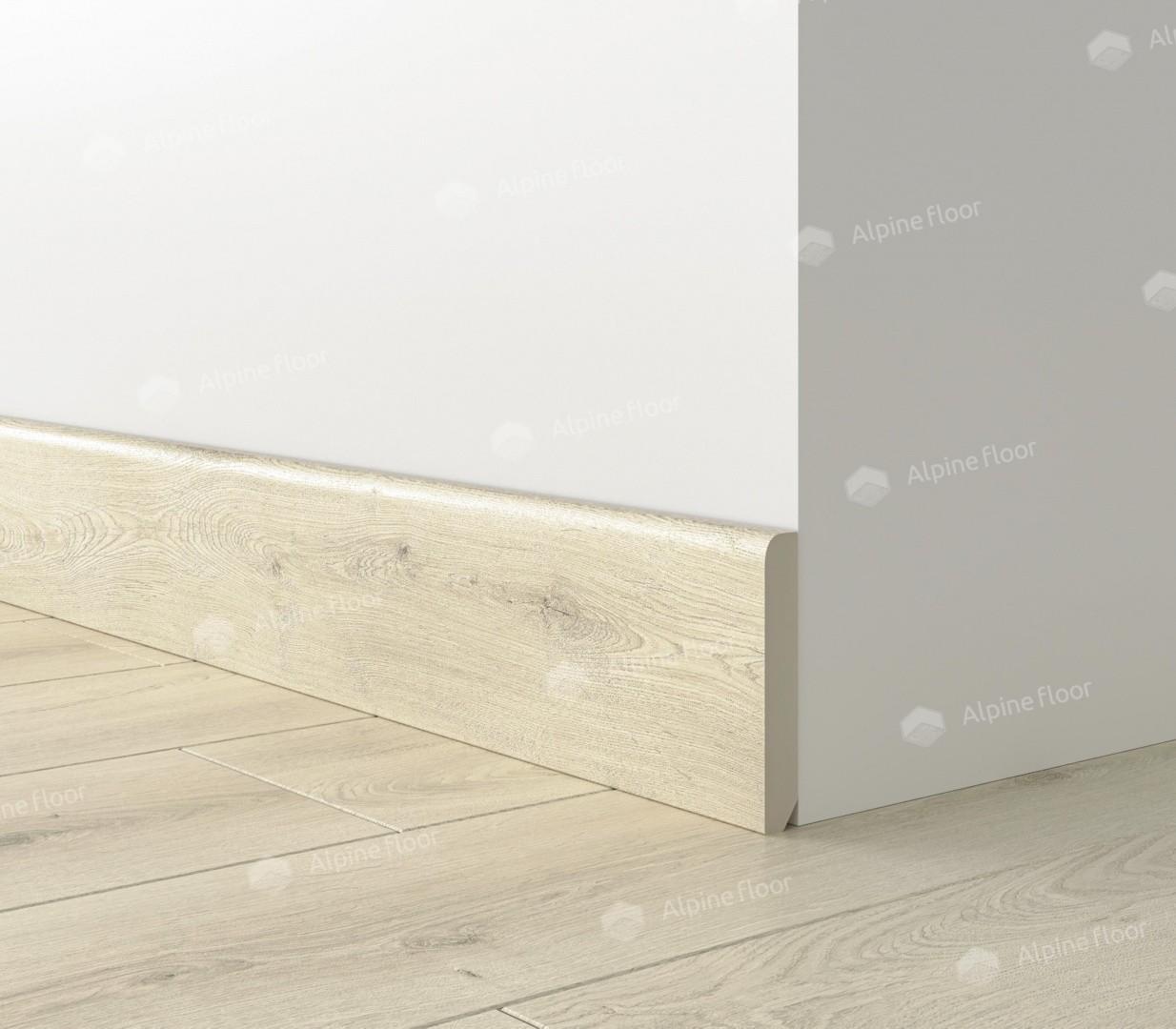 Плинтус ламинированный Alpine Floor SK 11-25 Гиперион Parquet Light прямой 2200х80х12,5