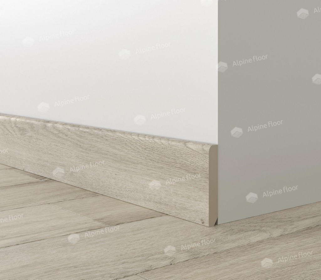 Плинтус ламинированный Alpine Floor SK 13-15 Дуб Исида Parquet Light прямой 2200х80х12,5