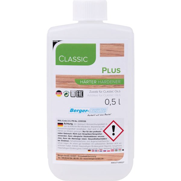 Добавка в масло Berger Classic Plus ускоритель высыхания (1К, 0,5л)